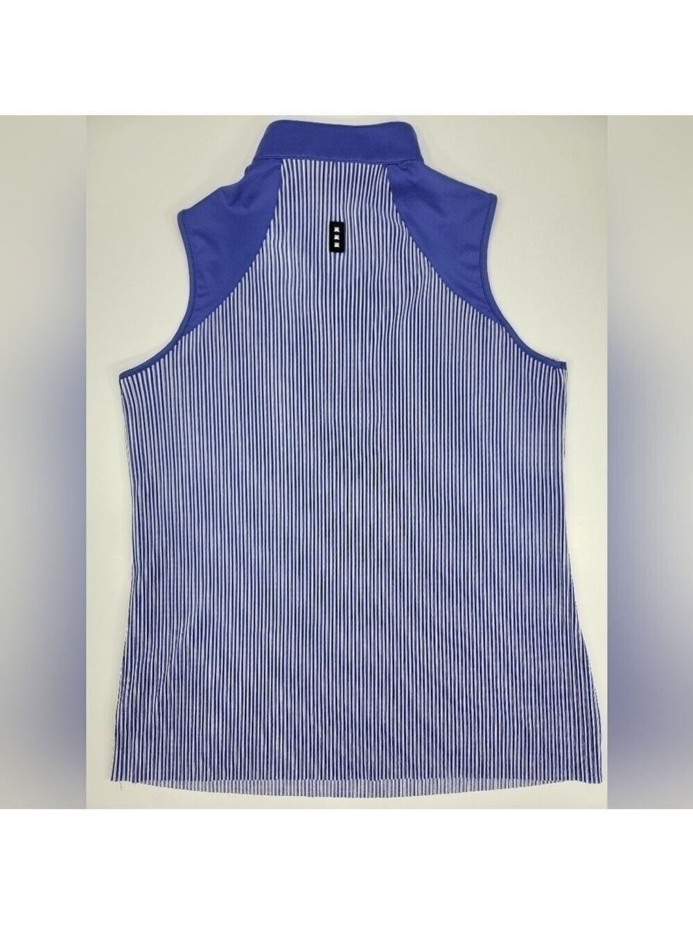 Jamie Sadock Women's Sleeveless White Purple Stripe Athletic Golf Top Size S - Picture 9 of 9